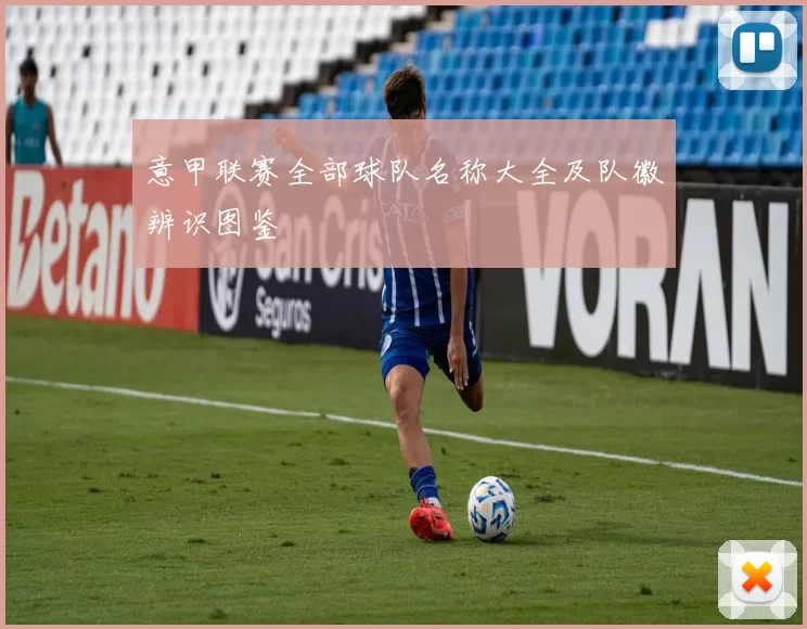 意甲联赛全部球队名称大全及队徽辨识图鉴
