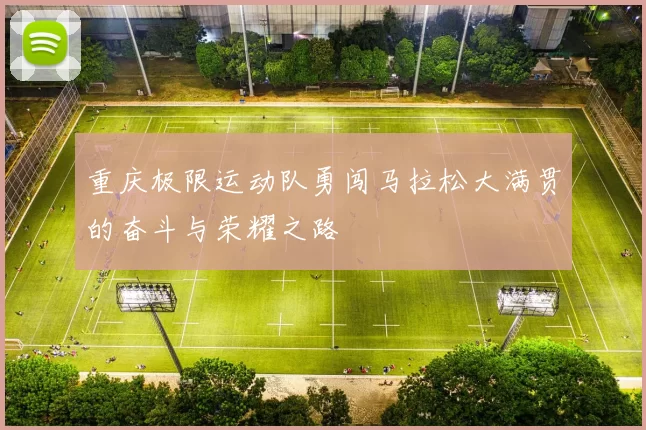 重庆极限运动队勇闯马拉松大满贯的奋斗与荣耀之路