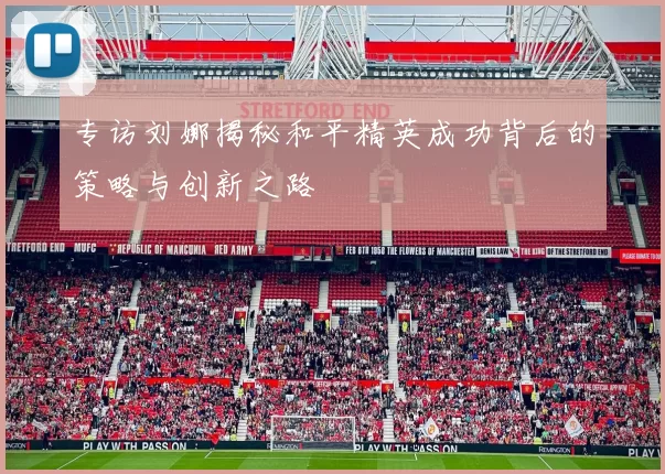 专访刘娜揭秘和平精英成功背后的策略与创新之路