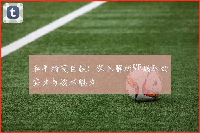 和平精英巨献：深入解析WE战队的实力与战术魅力